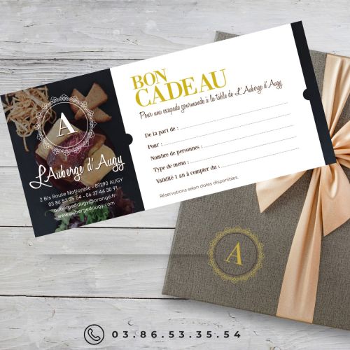 Bon cadeau - L'Auberge d'Augy